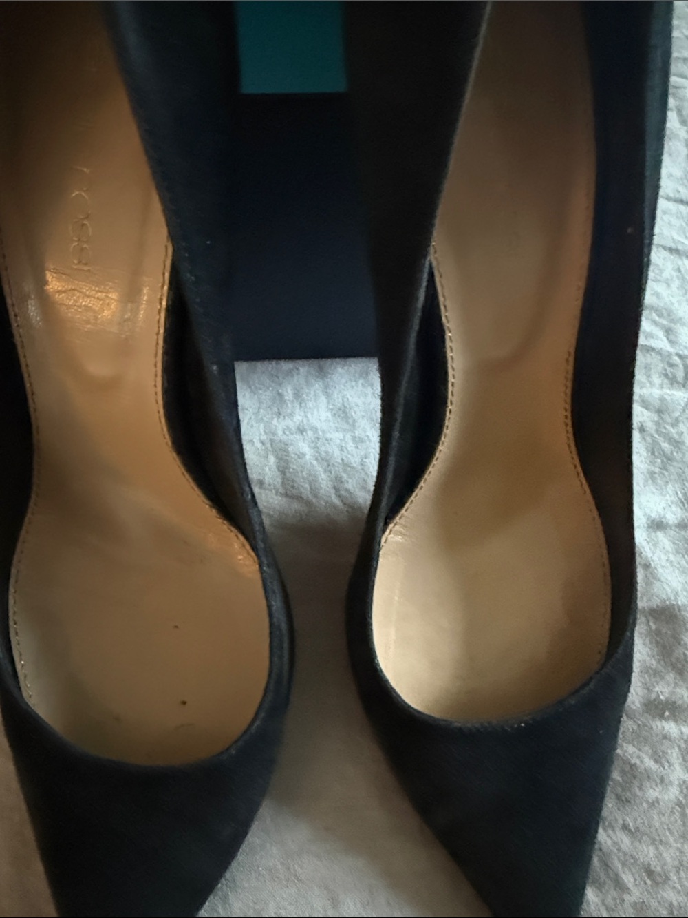 Sergio Rossi Black Suede Pointed-Toe Pumps